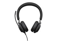 Jabra Evolve2 40 SE UC Stereo - Headset - på øret - kablet - USB-C - støjisolerende - Optimeret til UC 24189-989-899