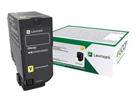 Lexmark - Højtydende - gul - original - tonerpatron LCCP, LRP - for Lexmark CX725de, CX725dhe, CX725dthe 84C2HY0