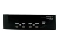 StarTech.com 4 Port DVI VGA Dual Monitor KVM Switch USB with Audio and USB 2.0 Hub (SV431DDVDUA) - KVM / audio / USB switch - 4 x KVM / audio / USB - 1 lokalbruger - desktop - for P/N: IM12D1500P, SVA12M2NEUA, SVA12M5NA, USBDVI4N1A6, USBVGA4N1A10, USBVGA4N1A6 SV431DDVDUA