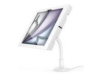 Compulocks - Monteringssæt (fleksibel armmontering) - for tablet - indelukke - låsbar - metalramme - hvid - skærmstørrelse: 13" - disk, vægmonterbar - for Apple 13-inch iPad Air (M2, M3) 159W13APXW
