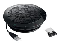 Jabra SPEAK 510+ MS - Konferencetelefon håndfri - Bluetooth - trådløs - USB - Certified for Skype for Business 7510-309