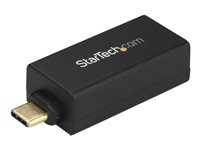 StarTech.com USB C to Gigabit Ethernet Adapter, 1Gbps NIC USB 3.0/USB 3.1 Type C Network Adapter, 1GbE USB-C to RJ45/LAN Port, Thunderbolt 3 Compatible, Windows, MacBook Pro, Chromebook - USB C to Ethernet (US1GC30DB) - Netværksadapter - USB-C - Gigabit Ethernet x 1 - sort US1GC30DB