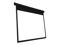Multibrackets M Motorized Projection Screen Black Edition - Projektionsskærm - loftsmonterbar - motoriseret - 77" (196 cm) - 16:9 - Matte White - sort 7350022733978