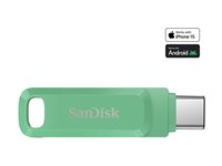SanDisk Ultra Dual Drive Luxe - USB flashdrive - 256 GB - USB 3.2 Gen 1 / USB-C - absintgrøn SDDDC3-256G-G46AG