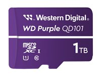 WD Purple WDD100T1P0C-85AEL0 - Flashhukommelseskort - 1 TB - UHS-I U1 / Class10 - microSDXC - lilla WDD100T1P0C-85AEL0