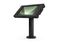 Compulocks Apex Galaxy Tab Active 3/5 8" Apex Enclosure Tilting Stand 8" - Stativ - eksponeret front/bagsidekamera og sensorer - for tablet - vip - metal - sort - skrivebordsmonterbar - for Samsung Galaxy Tab Active3, Tab Active5 TCDP0180GAPXB