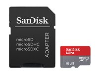 SanDisk Ultra - Flashhukommelseskort (microSDHC til SD adapter inkluderet) - 32 GB - A1 / UHS-I U1 / Class10 - microSDHC UHS-I SDSQUA4-032G-GN6MA
