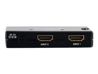 C2G 2-Port HDMI Auto Switch - Video-/audioswitch - 2 x HDMI - desktop 89050