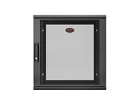 APC NetShelter WX AR112SH4 - Kabinet - vægmonterbar - sort - 12U - 19" AR112SH4