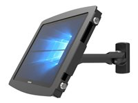 Compulocks Space Swing Tablet Arm Surface Pro 7 / Galaxy TabPro S - Indelukke - for tablet - låsbar - højglansaluminium - sort - vægmonterbar, på disk - for Microsoft Surface Pro (Midt 2017), Pro 3, Pro 4, Pro 6, Pro 7; Samsung Galaxy TabPro S 827B912SGEB