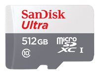 SanDisk Ultra - Flashhukommelseskort - 512 GB - Class 10 - microSDXC UHS-I SDSQUNR-512G-GN3MN