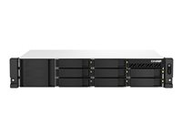 QNAP TS-864eU - NAS-server - 8 bays - rackversion - SATA 6Gb/s - RAID JBOD, 0, 1, 5, 6, 10, 50, 60 - RAM 8 GB - Gigabit Ethernet / 2.5 Gigabit Ethernet - iSCSI support - 2U TS-864EU-8G