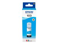 Epson 103 - 65 ml - cyan - original - blækrefill - for EcoTank L3150, L3151, L5190 C13T00S24A10