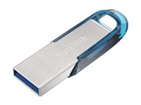 SanDisk Ultra Flair - USB flashdrive - 64 GB - USB 3.0 - blå SDCZ73-064G-G46B