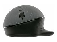 Targus ErgoFlip EcoSmart - Mus - ergonomisk - bæredygtig ambidextriøs - højre- og venstrehåndet - optisk - 6 knapper - trådløs - Bluetooth 5.0 LE - sort AMB586GL