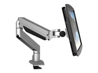 Compulocks Reach Tablet Monitor Arm Surface Pro 7 Articulating Mount - Monteringssæt (drejelig arm, klemme til montering på skrivebord, indelukke) - for tablet - låsbar - højglansaluminium - sort - monteringsgrænseflade: 100 x 100 mm - for Microsoft Surface Pro (Midt 2017), Pro 3, Pro 4, Pro 6, Pro 7; Samsung Galaxy TabPro S 660REACH912SGEB