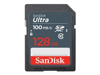 SanDisk Ultra - Flashhukommelseskort - 128 GB - UHS Class 1 / Class10 - SDXC UHS-I SDSDUNR-128G-GN3IN
