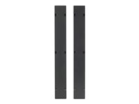 APC - Rack kabel administration panel cover - sort - 45U - TAA-kompatibel (pakke med 2) - for NetShelter SX AR7586