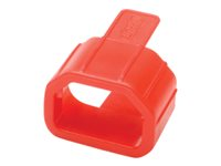 Eaton Tripp Lite Series PDU Plug Lock Connector C14 Power Cord to C13 Outlet Red 100pk - Lås til kabel udskiftning - rød PLC13RD