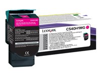 Lexmark - Højtydende - magenta - original - tonerpatron LCCP, LRP - for Lexmark C540, C543, C544, C546, X543, X544, X546, X548 C540H1MG