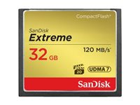 SanDisk Extreme - Flashhukommelseskort - 32 GB - 567x - CompactFlash SDCFXSB-032G-G46