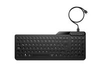 HP 405 - Tastatur - multienhed - 65% - compact - bagbelyst - USB - Pan Nordic - sort 7N7C1AA#UUW