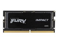 Kingston FURY Impact - DDR5 - modul - 16 GB - SO DIMM 262-PIN - 5600 MT/s / PC5-44800 - CL40 - 1.1 V - ikke bufferet - on-die ECC KF556S40IB-16
