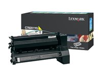 Lexmark - Særlig høj ydelse - gul - original - tonerpatron LCCP, LRP - for Lexmark C782dn, C782dtn, C782n, X782e, X782e MFP, X782e Page Plus Solution C782X1YG