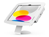Compulocks iPad Pro 12.9" (3-6th Gen) Space Enclosure Core Counter Stand or Wall Mount - Monteringssæt (stativ) - 45° synsvinkel - for tablet - låsbar - aluminium, stål - hvid - skærmstørrelse: 12.9" - monteringsgrænseflade: 100 x 100 mm - vægmonterbar, disk - for Apple 12.9-inch iPad Pro Wi-Fi, Wi-Fi + Cellular 111W299PSENW