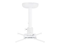 Multibrackets M Universal Projector Ceilingmount 300-500 with Fine tune - Komponenter til montering (til loftmontering, grænseflade beslag, teleskopisk pæl) - for projektor - hvid 7350073733149
