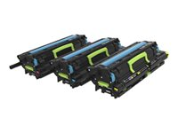 Lexmark - Gul, cyan, magenta - original - udviklerenhed/fotoledersæt LCCP, LRP - for Lexmark CS820, CS827, CX820, CX825, CX827, CX860, XC6152, XC6153, XC8160, XC8163 72K0FV0