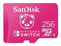 SanDisk Nintendo Switch - Fortnite Edition flashhukommelseskort - 256 GB - UHS-I U3 - microSDXC UHS-I SDSQXAO-256G-GN6ZG