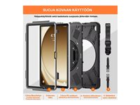 Insmat Ruggered Armor - Bagsidecover til tablet - grov - polykarbonat, hærdet gummi - for Samsung Galaxy Tab A9+ 652-1298
