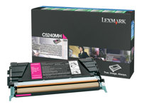 Lexmark - Højtydende - magenta - original - tonerpatron LCCP, LRP - for Lexmark C524, C524dn, C524dtn, C524n, C524tn, C532dn, C532n, C534dn, C534dtn, C534n C5240MH