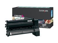 Lexmark - Særlig høj ydelse - magenta - original - tonerpatron LCCP, LRP - for Lexmark C782dn, C782dtn, C782n, X782e, X782e MFP, X782e Page Plus Solution C782X1MG