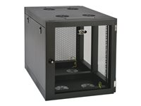 Eaton Tripp Lite Series 12U Wall Mount Rack Enclosure Server Cabinet Side Mount Wallmount - Rack kabinet - vægmonterbar - sort - 12U - 19" SRW12UHD