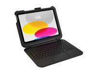 OtterBox Achiever Series Keyboard 360 - Tastatur og folio-kasse - med trackpad - QWERTZ - tysk - sort 77-97883