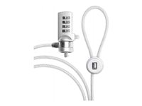 Multibrackets M Security Cable - Sikkerhedskabelslås - sølv - 1.8 m 7350022730571