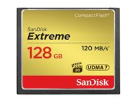SanDisk Extreme - Flashhukommelseskort - 128 GB - 567x - CompactFlash SDCFXSB-128G-G46