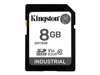 Kingston Industrial - Flashhukommelseskort - 8 GB - A1 / Video Class V30 / UHS-I U3 / Class10 - microSDHC UHS-I SDIT/8GB