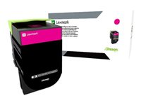 Lexmark 700X3 - Særlig høj ydelse - magenta - original - tonerpatron LCCP - for Lexmark CS510de, CS510dte 70C0X30