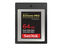 SanDisk Extreme Pro - flashhukommelseskort - 64 GB - CFexpress SDCFE-064G-GN4NN