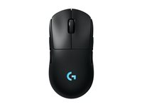 Logitech G PRO 2 - Mus - gaming - højre- og venstrehåndet - optisk - 8 knapper - trådløs, kablet - 2.4 GHz, USB - USB Logitech LIGHTSPEED-modtager - sort 910-007296