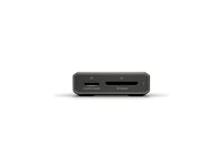 SanDisk PRO-READER Dual Card - Kortlæser - 2-i-1 (SD Express, microSD Express, microSD UHS-I, microSDHC UHS-I, microSDXC UHS-I, SDHC UHS-I, SDXC UHS-I) - USB-C 3.2 Gen 2 SDDR-A451-GNPNN