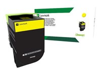 Lexmark 802XY - Særlig høj ydelse - gul - original - tonerpatron LCCP, LRP - for Lexmark CX510de, CX510de Statoil, CX510dhe, CX510dthe 80C2XY0