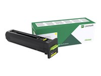 Lexmark - Højtydende - gul - original - tonerpatron LCCP, LRP - for Lexmark CX820de, CX820dtfe, CX825de, CX825dte, CX825dtfe, CX860de, CX860dte, CX860dtfe 82K2HY0