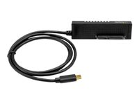 StarTech.com USB C to SATA Adapter Cable - for 2.5 / 3.5" SATA Drives - 10Gbps - USB 3.1 - SATA to USB Adapter - External Hard Drive Cable (USB31C2SAT3) - Lagringskontrol - 2.5", 3.5" - SATA 6Gb/s - USB 3.1 (Gen 2) - sort - for P/N: SVA12M2NEUA, SVA12M5NA USB31C2SAT3