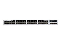 Cisco Catalyst 9300L - Network Essentials - switch - L3 - Administreret - 48 x 10/100/1000 + 4 x 10 Gigabit SFP+ (uplink) - monterbar på stativ - med 10 års Network Essentials C9300L-48T-4X-10E